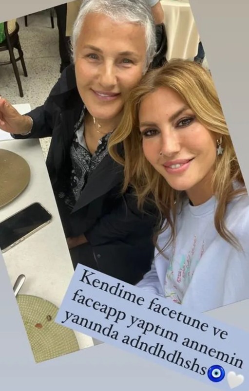Annesiyle paylaşım yaptı